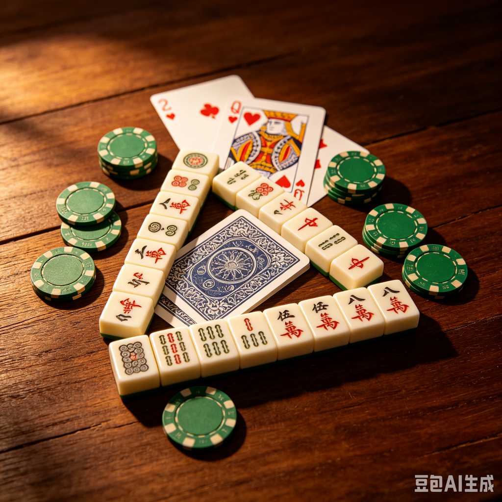 handheld mahjong tiles set